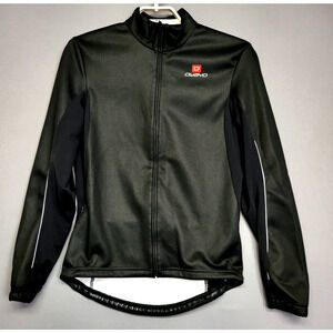 Owayo Allison Cycling Jacket Womens 4 Black Fleece Lined Pockets Full Front Zip